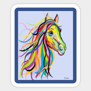 Horse of a Different Color Sticker